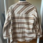 Everlane  the oversized plaid shirt striped jacket size S J1 Photo 7
