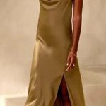 Banana Republic  Midi Satin Slip Cowl neck Dress Photo 2