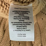 Talbots  Women's Cable Knit Pullover Sweater Brown Medium Fisherman Chunky‎ Photo 6