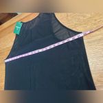 Halara NWT Sheer Round Neck Mesh Longline Running Tank Top Sz XL black Photo 7