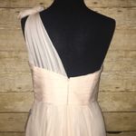Amsale wedding dress bridesmaid dress bride silk Size 6 Photo 2