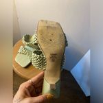 Minty Green Double Braided Strap Kitten Heels Womens Size 6 Photo 2