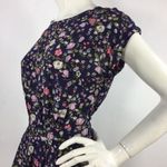 Rebecca Taylor Floral Tapestry Print Silk Dress Photo 9