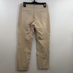 Quince Ultra Stretch Ponte Straight Leg 4-Pocket pants in Ecru Women's M Petite Photo 2