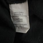 J Crew Blouse Womens Large Black Open Lace Sleeves Updated Basic Minimalist Photo 6