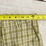 Daisy Street  Green Yellow Juniper Plaid Split Hem Trousers US Small Photo 11