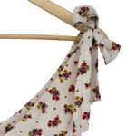Sézane Lara Floral Tie Bow Straps Sleeveless Blouse | Sz 40 (US 8) | Mindy Print Photo 6