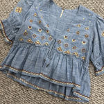 Free People  Short Sleeve Blouse Photo 0