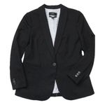 J.Crew NWT  Parke Blazer in Black Wool Flannel Shawl Collar Jacket 0P Photo 0