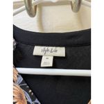 Style And Co Bohemian Dark Prairie Dress PS Midi Floral Navy Ranch Peasant New Black Size undefined Photo 2