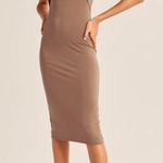 Abercrombie & Fitch cream pattern halter dress Photo 2