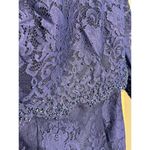 Linea Raffaelli NWT Lace Evening/Cocktail Dress w/Jacket in Navy Size IT 44/US 8 Blue Photo 6