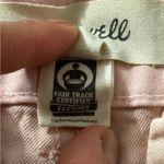 Madewell  Garment Dyed‎ Low Slung Straight Leg Cargo Pants Pink Size 26 Photo 5