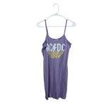 Grayson Threads  AC/DC purple graphic tank dress. Size XL Photo 2