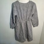 Old Navy True Wrap Dress Blue White Stripes Photo 6