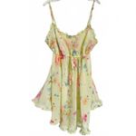 Victoria's Secret Vintage Victoria’s Secret Babydoll Slip Dress Sheer Floral Nightie Women Medium Photo 1