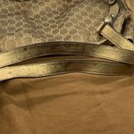 Gucci Limited Edition Abbey Brown Gg Fabric Gold Vintage Bag Photo 12