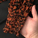 Loft NWT Leopard Print Blouse Petite Work High Neck Photo 3