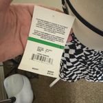 Hobie NWT  Tankini Halter Swim Top & bottoms L/XL black white animal print NEW Photo 4