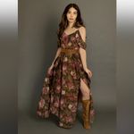 NWOT Joyfolie Faydon Dress in Bistre Floral Size Small Brown Photo 3