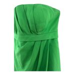 Jenny Yoo Collection Silk & Cotton Green Strapless draped Mini Dress Size 8 Photo 5