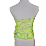 Sexy Mesh Tube Top Swim Coverup XS Ruched See Photo 3