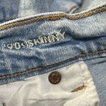 American Eagle  Women's Jeans 90's Skinny Open Knee Light Wash Size 14 Photo 3