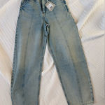 DALA Lido Barrel Jeans Flat Seam Size 26 Women’s Denim Pants New With Tags Gift Blue Photo 0