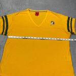 Nike Green bay Packers Jersey Womens Large Yellow Short Sleeve V Neck Pullover Photo 5
