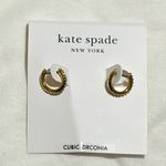 Kate Spade NWT  Tiny Twinkles Pavé Mini Hoops Photo 0