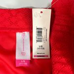 No Boundaries  White and Coral Lace Skater Skirts Size L (11-13) NWT Photo 7