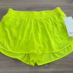 Lululemon NWT Hotty Hot Short II Long 4" Highlight Yellow Women Size 10 Photo 0