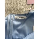 Avec Les Filles  Linen Blend Crop Tank Top Ice Blue Size S Photo 4