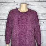 Hearts of Palm Woman NWT Size 3X Mulberry Purple Chenille Sweater Top Photo 1