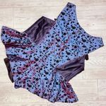 Sleeveless color changing corset top shirt with bows and string bustier shirt Blue Size XL Photo 1