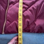 Michael Kors Vest Womens Small Burgundy Wine Quilted Jacket EUC Photo 1