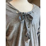 City Streets  dress long sleeve jersey material tie neck 3X Photo 1