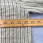 Sanctuary Linen Blend Striped Blouse Balloon Sleeve Lightweight Top Boxy Size L Photo 8