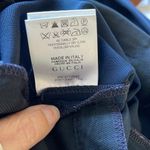 Gucci Navy Blue With Gold Chain Belt Tapered Trousers Size 44 US Size 8 Photo 8