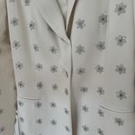 Jay Godfrey Ace Embellished Tuxedo Mini Dress Bridal White Size 2 Photo 2