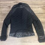 Mimi Chica  Black Quilted Bomber Jacket Photo 3