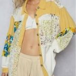 POL NEW Yellow Shacket with Lace Detail Photo 7