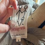 Johnny Was  Pete & Greta 100% Cotton Gray Bead Crystal Button Down Top Size S Photo 3