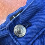 Izzue Zipper Detail Denim Shorts Size 29 Blue Photo 1