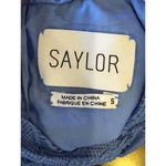 Saylor  Periwinkle Blue Lace Long Puff Sleeve High Twist Neck‎ Jayme Dress Size S Photo 11