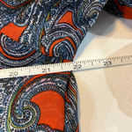 Soho  Jeans Paisley top with Tie front - size Medium Photo 6
