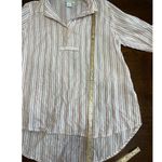 Rachel Zoe Linen Preppy Lagenlook Top Women Large Resort Beach Cruise Vacation Photo 4