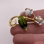 Vintage Flower Pin Brooch & Clip On Clip Photo 3