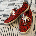 Cantao Vibrant Red Sneakers with White Laces 9.5 Photo 0