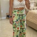 Miguelina Zendaya Floral Pants in Green XSmall Womens Capri Cropped Size XS Photo 9